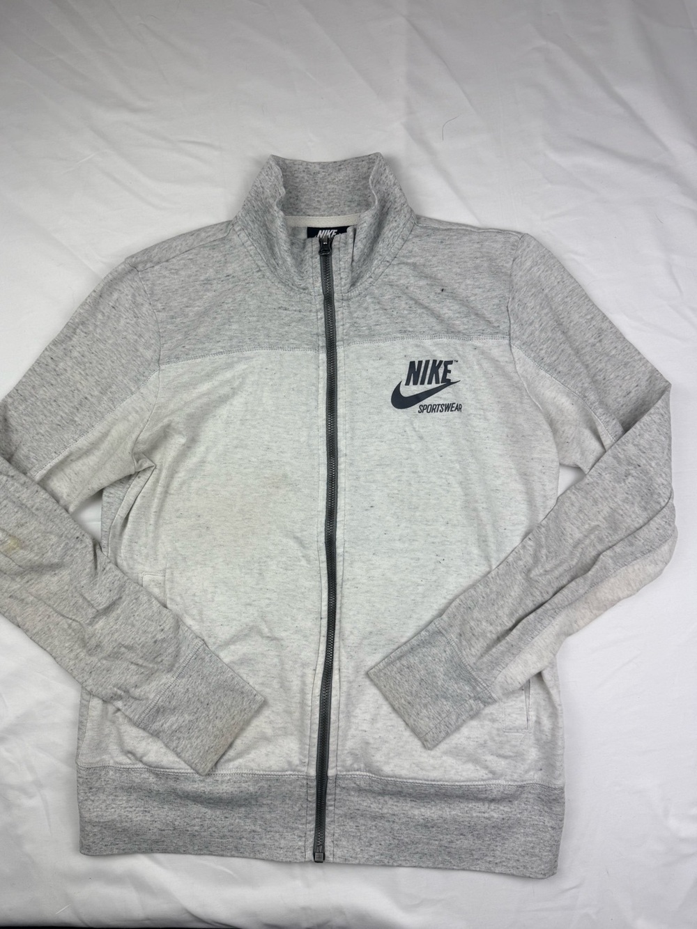 Nike Gray Heather Full-Zip Sportswear full zip Jacket